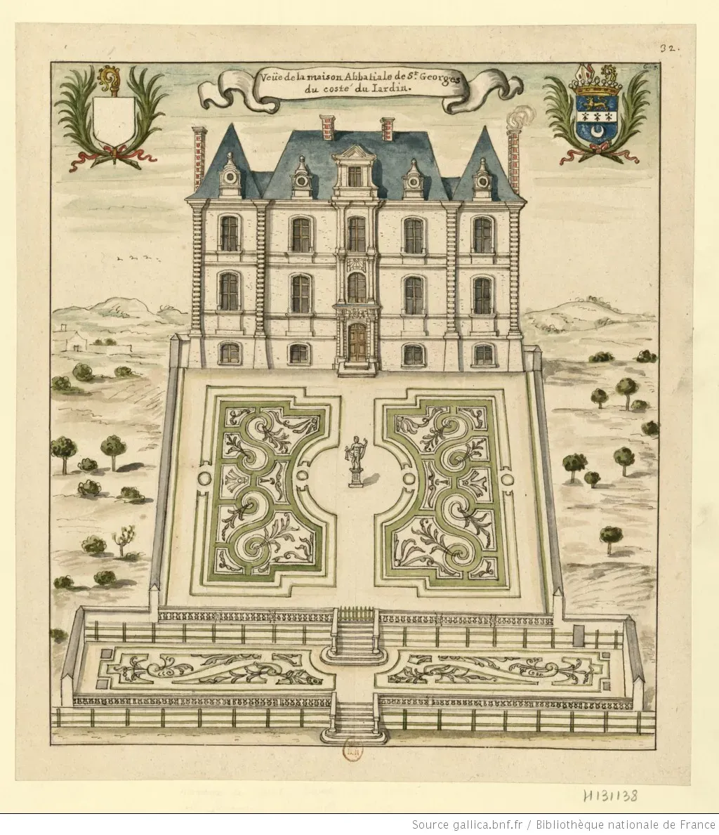 Gravure ancienne ayant servi à la restitution